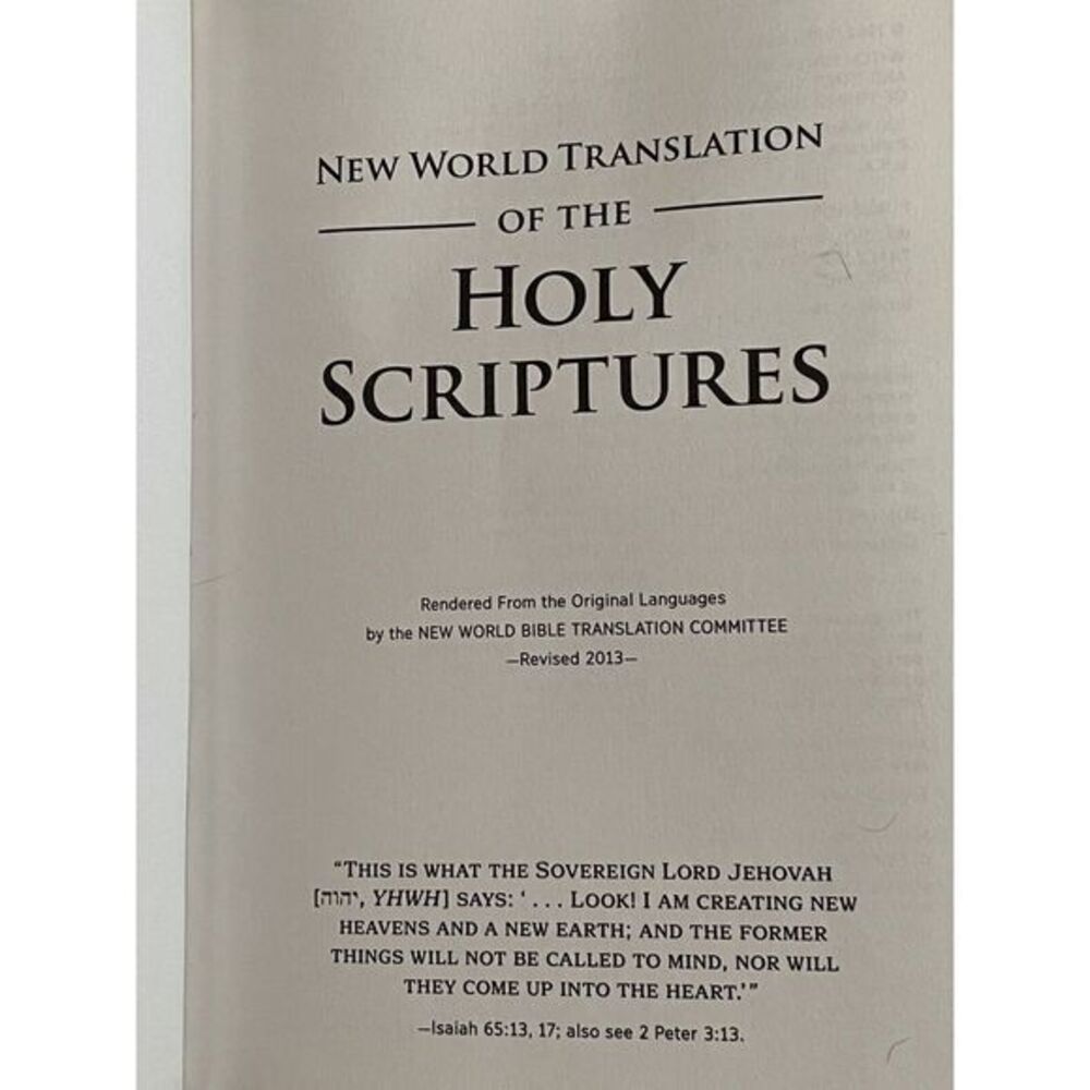New World Translation of the Holy Scriptures Small Revised Bible Gray Silver - Picture 11 of 13